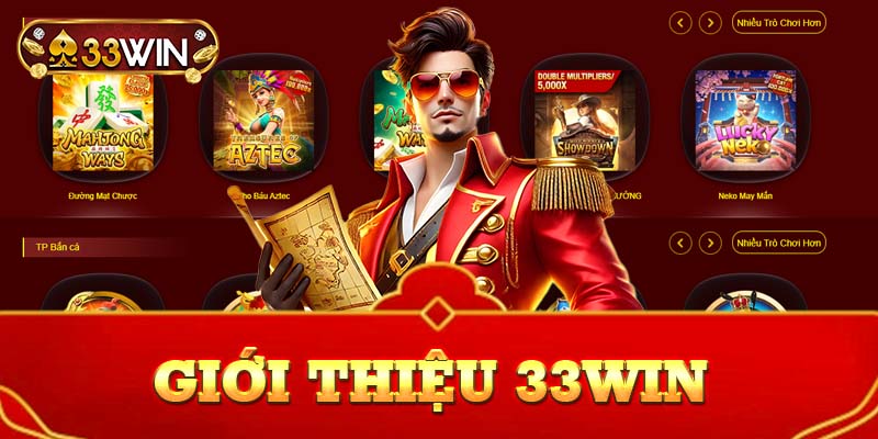 Hình ảnh giao diện trang chủ 33win hiện đại, nhấn mạnh thương hiệu cá cược trực tuyến đẳng cấp 2025.